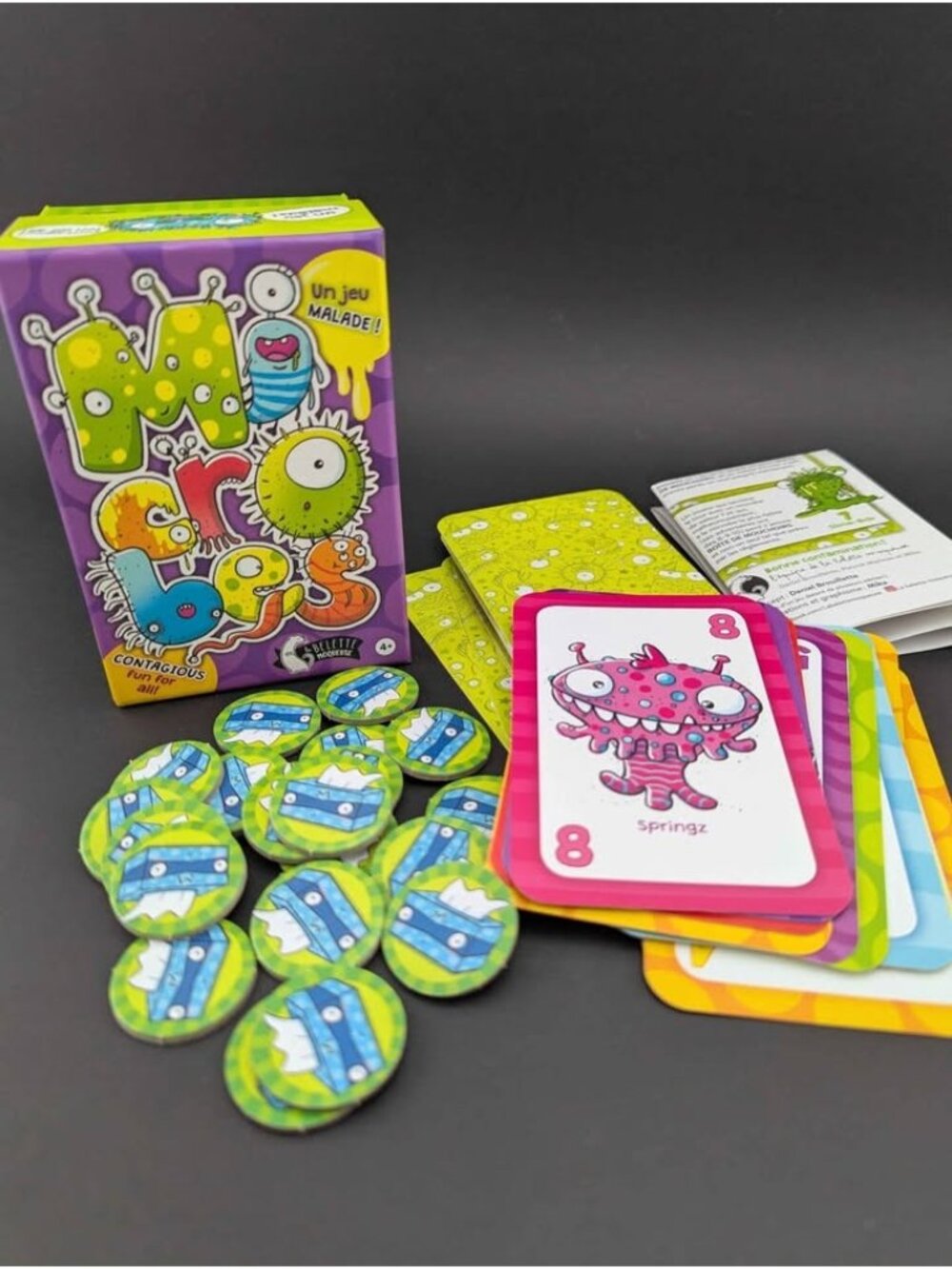 Microbes Board Game by Randolph – Fun Family Card Game